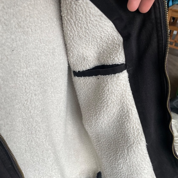 Quicksilver Brown Jacket – Lining inside – Mens size Medium - Picture 5 of 9